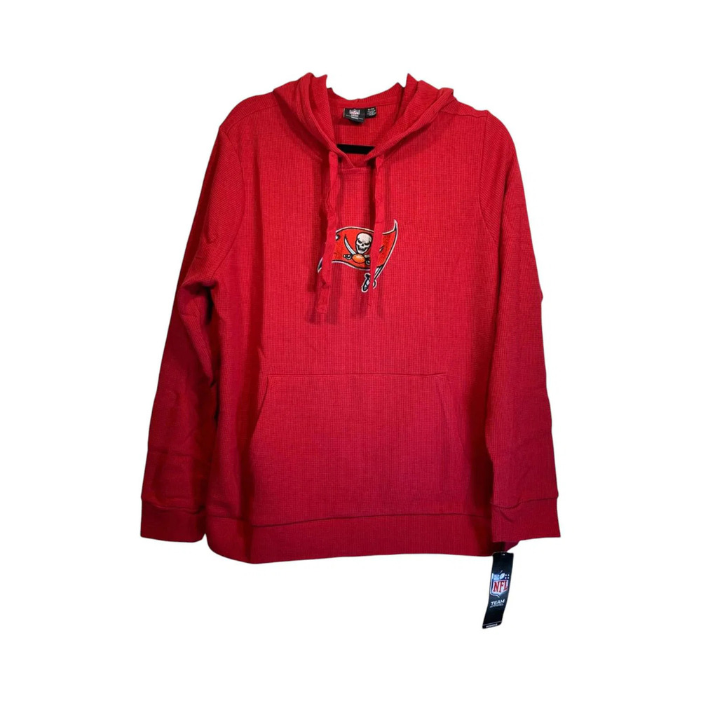 NFL Women's Waffle Knit Pullover Hoodie Bucs - Regular